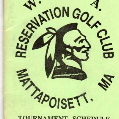 W.G.A. Reservation Golf Club Tournament Schedule 1990