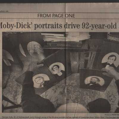 Moby-Dick' portraits drive 92-year-old artist