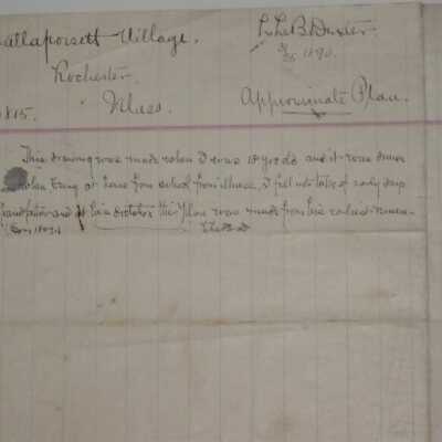 Mattapoisett Villiage c. 1815