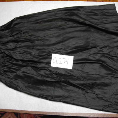 Black satin petticoat