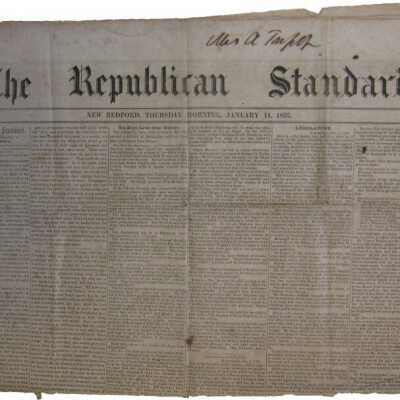Republican Standard 01/11/1855