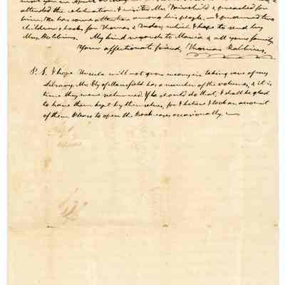Thomas Robbins Letter 2 Page 2 (front)