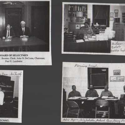 scrapbook of Town Hall offices
