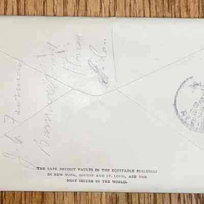 G.W.H. Personal Correspondence Letter 3 Back