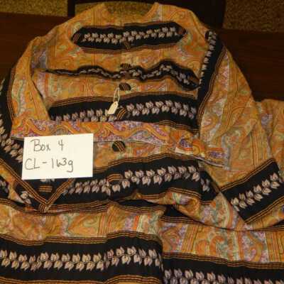 1860-1890 paisley gown