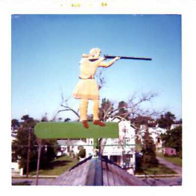 David Crockett weathervane "Hinsdale House"