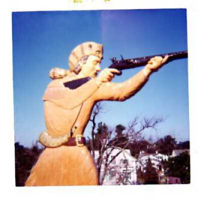 David Crockett weathervane "Hinsdale House"