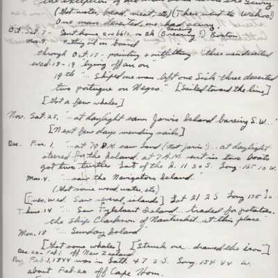 Ship "Joseph Meigs" log