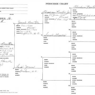 Newton Harrell Beavert Pedigree Chart: Copyright: none; Origsize: 8" x 14"; Origformat: Other