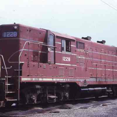 Chicago, Rock Island, and Pacific Number 1228 in El Dorado, AR in the year 1982