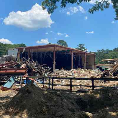 2024 EHS High School Building Demolition Photograph