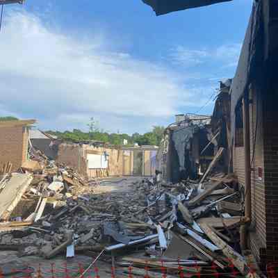 2024 EHS High School Building Demolition Photograph