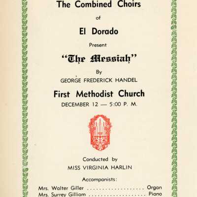 The Combined Choirs of El Dorado present The Messiah