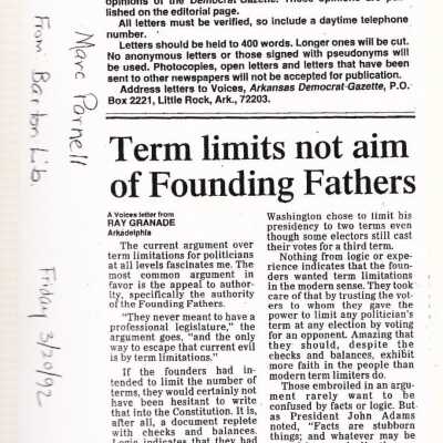 Parnell Scrapbook 15: Origformat: Artifact