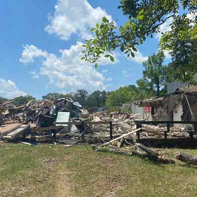 2024 EHS High School Building Demolition Photograph