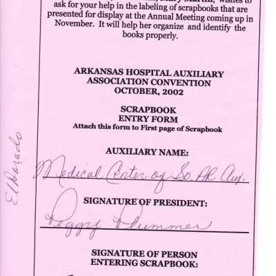 MCSA Auxiliary Scrapbook 2002 1