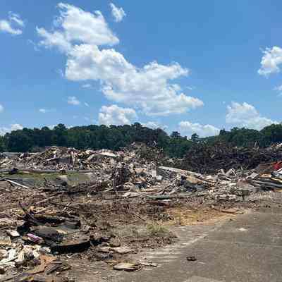 2024 EHS High School Building Demolition Photograph