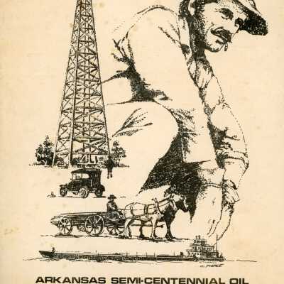 Arkansas Semi-Centennial Oil Celebration Print Package: Origsize: 10"X8"; Origformat: Artifact