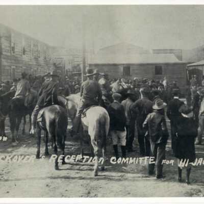 Smackover's Reception Committee for Hi-Jackers: Origsize: 10"X8"; Origformat: Artifact