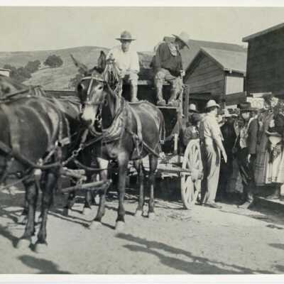 Stagecoach: Origsize: 10"X8"; Origformat: Artifact