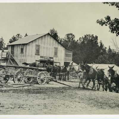 E. L. Daffer Blacksmith Shop: Origsize: 10"X8"; Origformat: Artifact