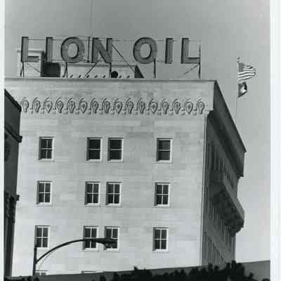 Lion Oil Headquarters Sign Photograph