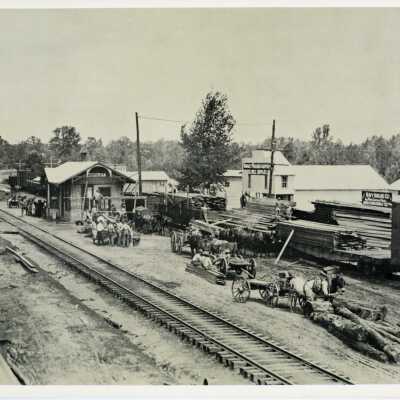 Norphlet Rail Station: Origsize: 10"X8"; Origformat: Artifact