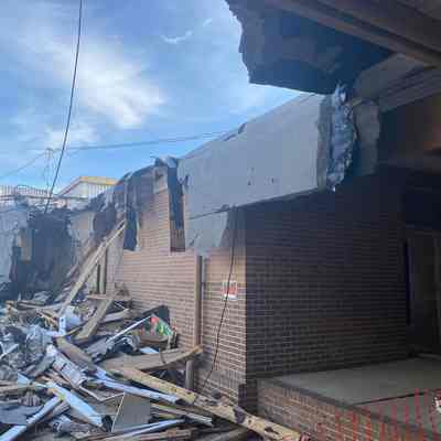 2024 EHS High School Building Demolition Photograph