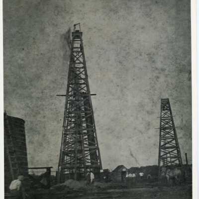 Oil Wells: Origsize: 10"X8"; Origformat: Artifact