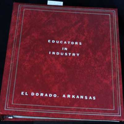 Scrap Book Educators in Industry: Copyright: none; Origsize: 12 1/2" X 14 1/2"; Origformat: Book