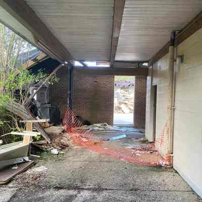 2024 EHS High School Building Demolition Photograph