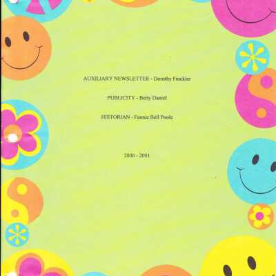 MCSA Auxiliary Scrapbook 2001 1