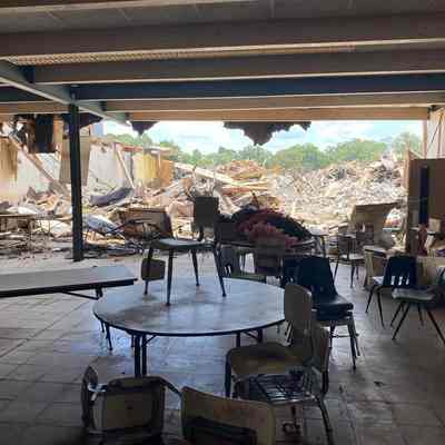2024 EHS High School Building Demolition Photograph