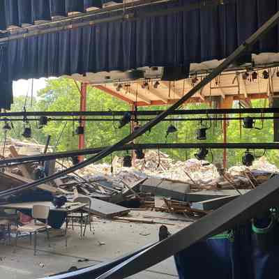 2024 EHS High School Building Demolition Photograph