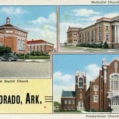 Churches of El Dorado Postcard