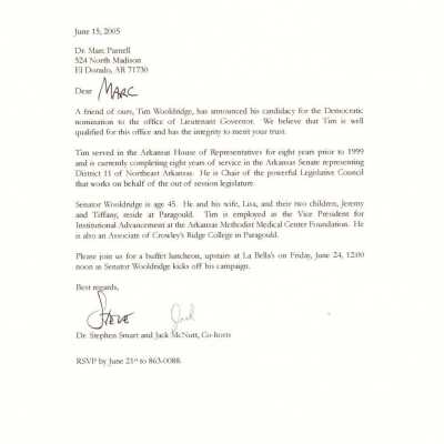 Smart and McNutt Letter June 15 2005 1