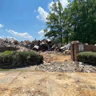 2024 EHS High School Building Demolition Photograph
