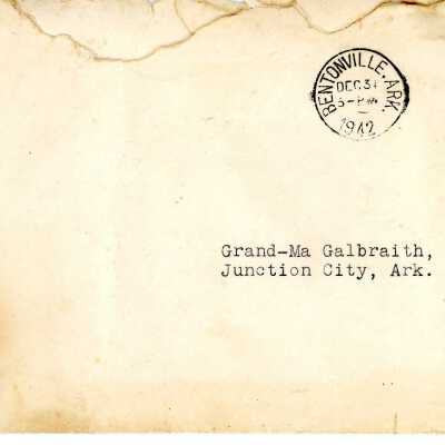 Pace to Galbraith Letter 1942 3: Origsize: 7.25" X 10.25"; Origformat: Other