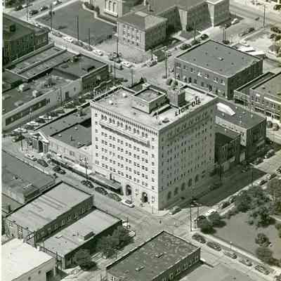 Lion Oil Building Ariel Photograph