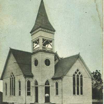 Postcard of Presbyterian Church, El Dorado, AR