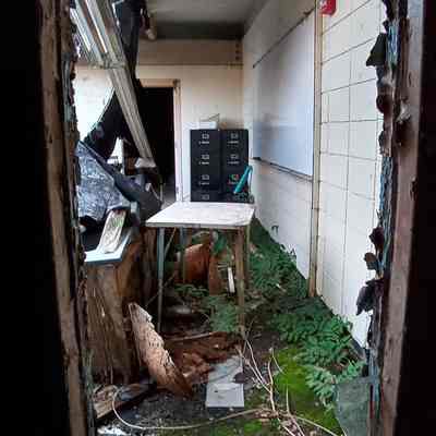 2024 EHS High School Building Demolition Photograph