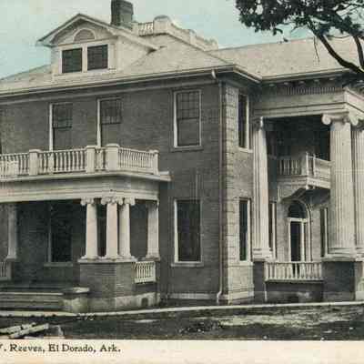 Residence of B.W. Reeves Postcard