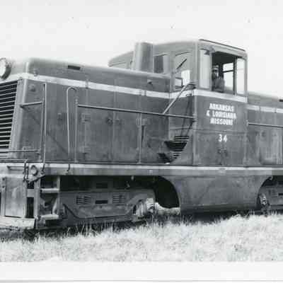 Arkansas & Louisiana Missouri Railroad Photograph at Huttig, AR