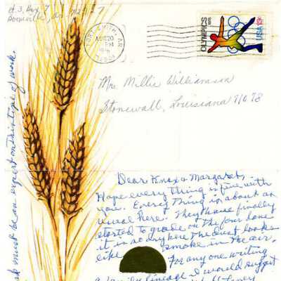 Millie Williamson Letter 2: Origsize: 7.25" X 10.25"; Origformat: Other