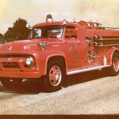 Junction City Fire Truck Photograph