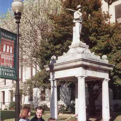 Confederate Monument on the Square Postcard