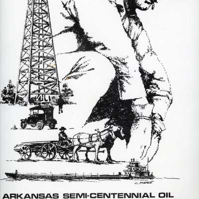 Arkansas Semi-Centennial Oil Celebration Souviner Brochure: Origsize: 16"X11"; Origformat: Artifact
