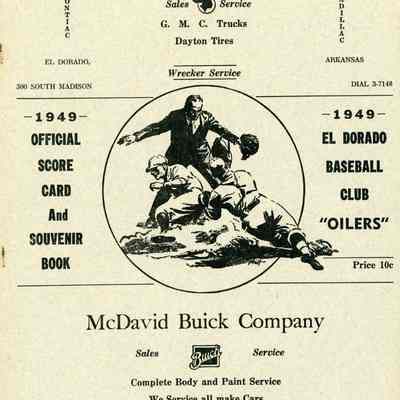 1949 El Dorado Oilers Souvenir Book