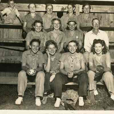 Gulf Oil Ball Team circa 1940 Photograph