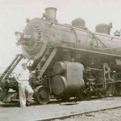 Missouri Pacific Engine 1203 in El Dorado, AR on 4/25/1934
